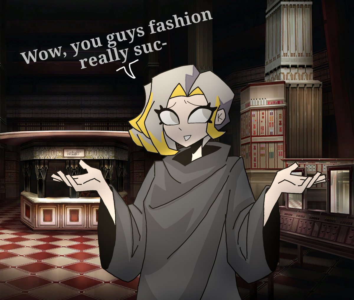 Yuhuhuh26635's tweet photo. Fuck fashion or something #limbuscompany #projectmoon https://t.co/s46Zms2WIl