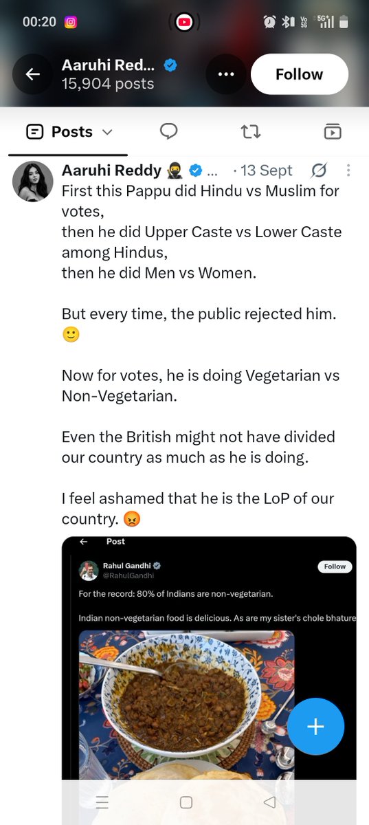 simple_observr's tweet photo. @CuteAaruhi4 You were never going to vote for Rahul before yesterday also. https://t.co/suL0R8QXKP