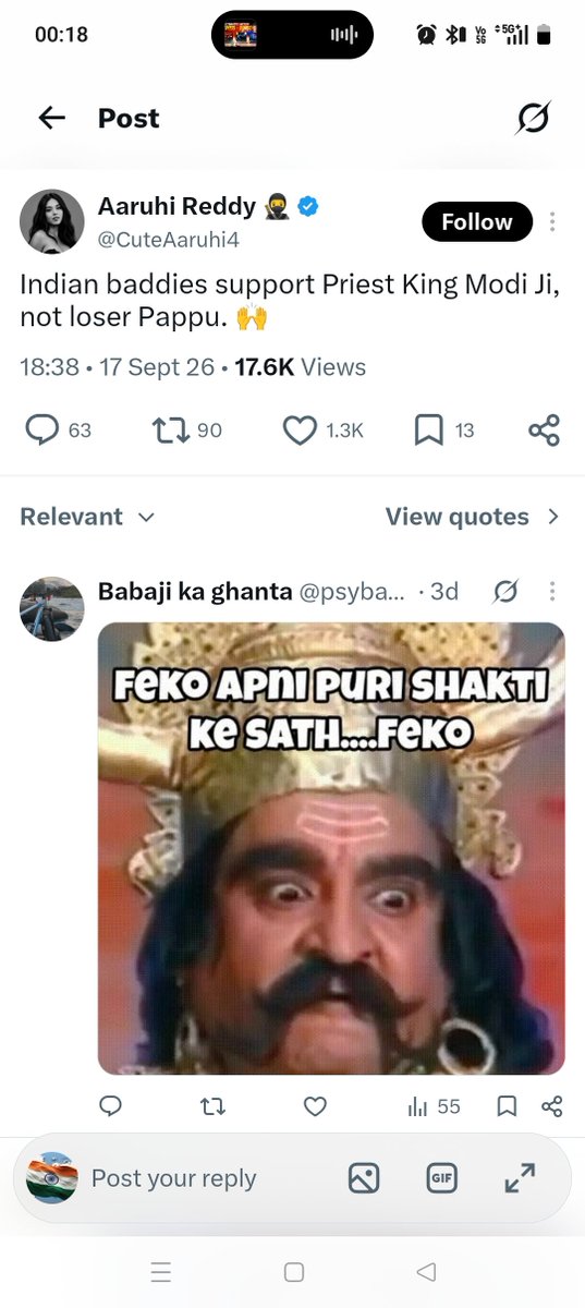 simple_observr's tweet photo. @CuteAaruhi4 You were never going to vote for Rahul before yesterday also. https://t.co/suL0R8QXKP