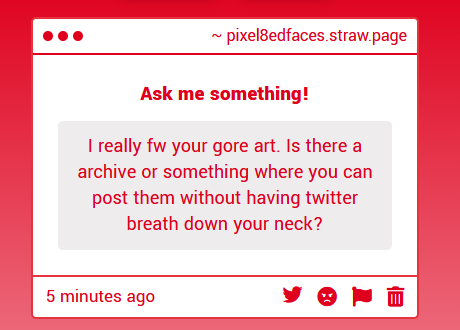 r0tting_inside's tweet photo. 1 - ig u can dm me
2 - my drawings are all garbage
3 - im not falling for it bru stop trying me
4 - idk i still post some gore on my priv https://t.co/E5tvaOuG1Y