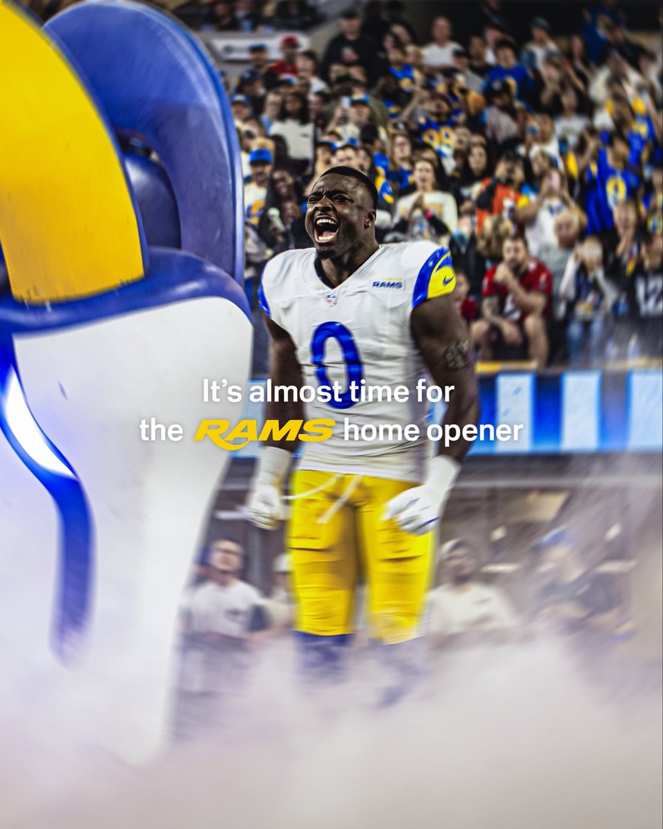 RamsNFL's tweet photo. No place like home. 🏡 🐏 https://t.co/Kl0RMulTyk