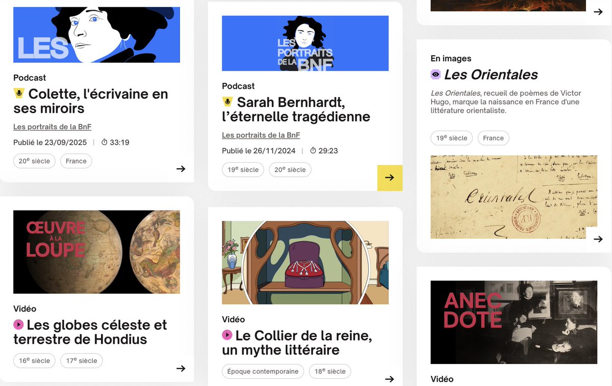 HDA_edu_num's tweet photo. [#Rentrée2026HDA🎒]

🔥 Les sites de référence pour les enseignants

Les Essentiels @laBnF replacent les collections dans leur contexte ➕dossier➕focus➕oeuvre à la loupe ➕anecdote➕vidéo➕portrait➕rencontre➕podcast

���� https://t.co/KAH8NARrXR https://t.co/LVYOuDfigX