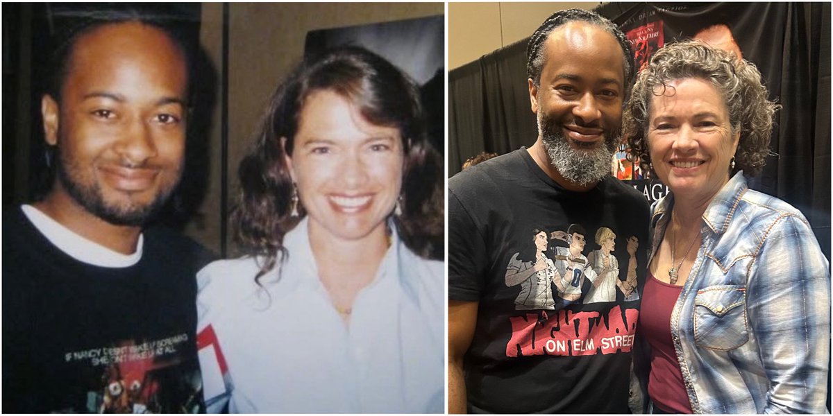 Ant_LostNHorror's tweet photo. I’ve taken a lot of pics with Heather over the years, I mean the blueprint for the proactive heroine. But this is my very first pic with her in 2007 and my most recent 2026.
Who’s your favorite horror heroine??
#ANightmareonElmStreet #HeatherLangenkamp #MutantFam https://t.co/RkW7TPrGw9