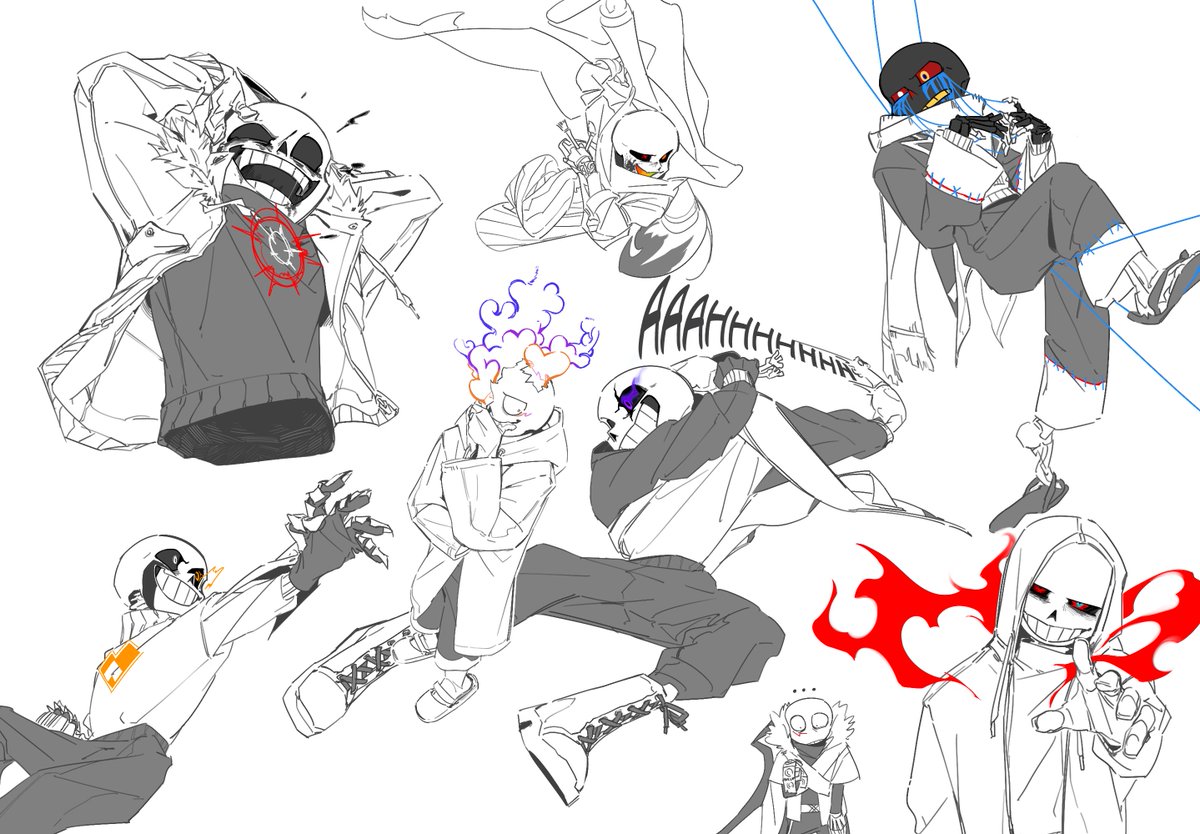 ChongGGen's tweet photo. Yeah… yeah 3am again. Annnd we’ve got… 
#killersans #colorsans #deltasans #epicsans #crosssans #murdersans #inksans #errorsans #utmv https://t.co/0lObPGRXre