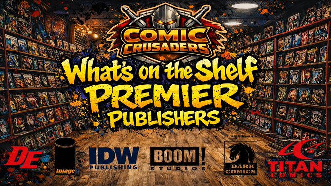 ComicCrusaders's tweet photo. #WHATSONTHESHELF, SEPTEMBER 23RD, PREMIER PUBLISHERS: @BoomStudios | @DarkHorseComics | @DynamiteComics | @IDWPublishing | @ImageComics | @ComicsTitan  #ComicList #NCBD #NewComicBookDay #ReadMoreComics #Comics #ComicBooks  https://t.co/B1EyamkvRz https://t.co/9RPHl4YWZr
