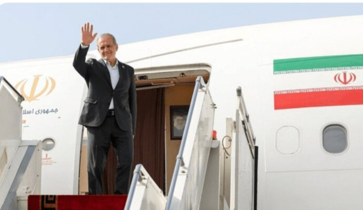 Soureh_design2's tweet photo. Iranians at home are wondering why their president should go to the enemy's country during an active war! 🤷🏻‍♀️🤦🏻‍♀️ https://t.co/0pGEWbP7DI