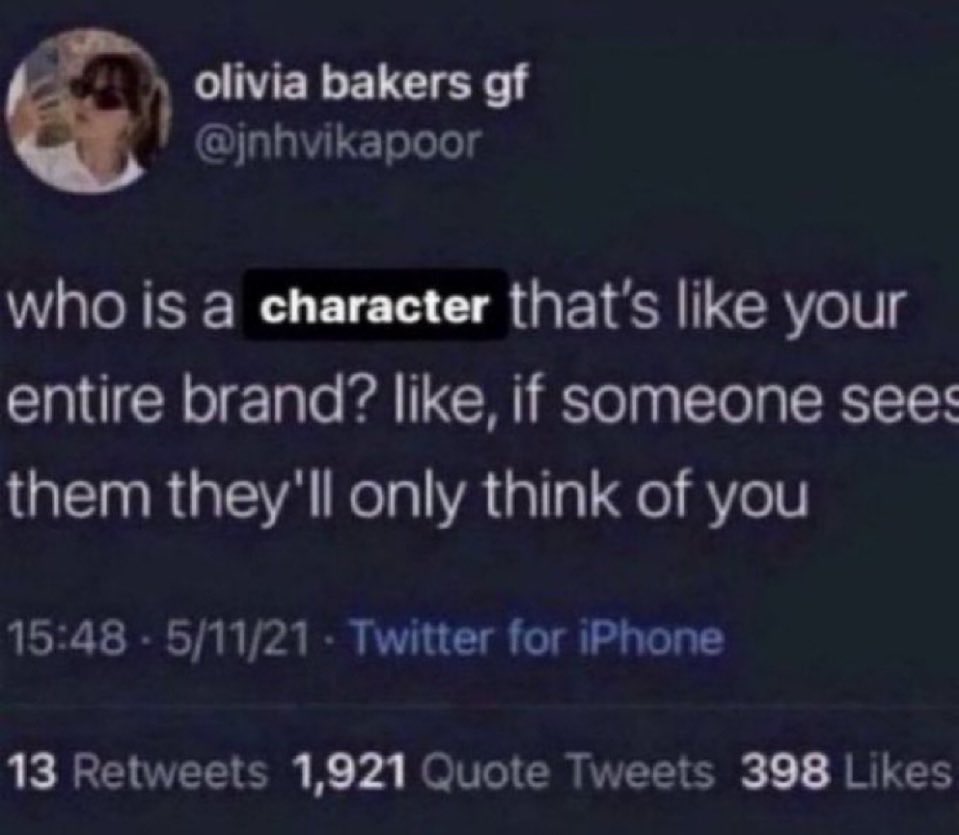 notroobe's tweet photo. I haven’t been here that long but who do you guys think is my brand/character https://t.co/4GbRGFVMzq