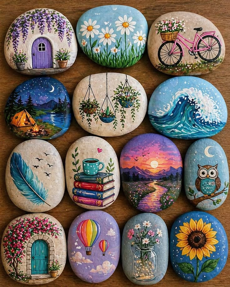 Hana_b30's tweet photo. Beautiful stone painting 🎨 https://t.co/ZOihVvBAyC