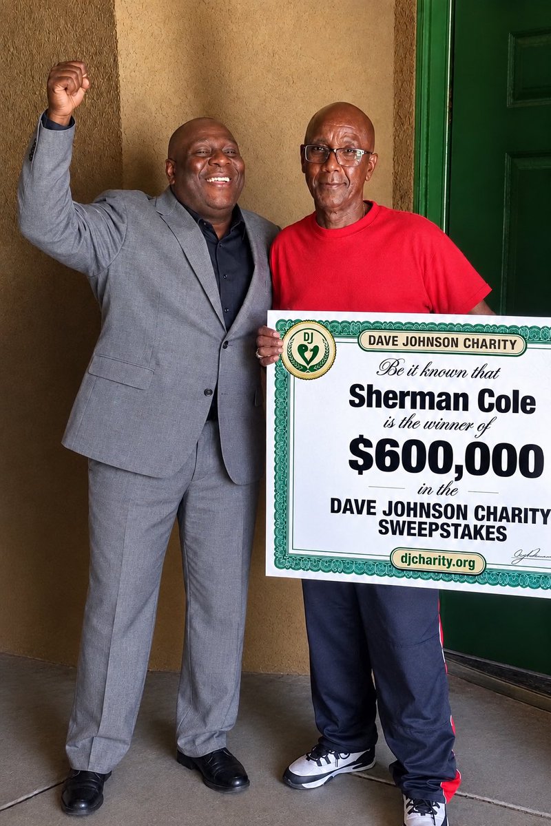 davejohnson0027's tweet photo. LET IT BE KNOWN THAT SHERMAN COLE WAS BLESSED BY ME DAVE JOHNSON WITH $600,000 CONGRATS 🎉 TO YOU SHERMAN I’M GLAD YOU BELIEVE IN LORD JESUS CHRIST AND YOURSELF ❤️🎉 https://t.co/ImLRNkkZgt