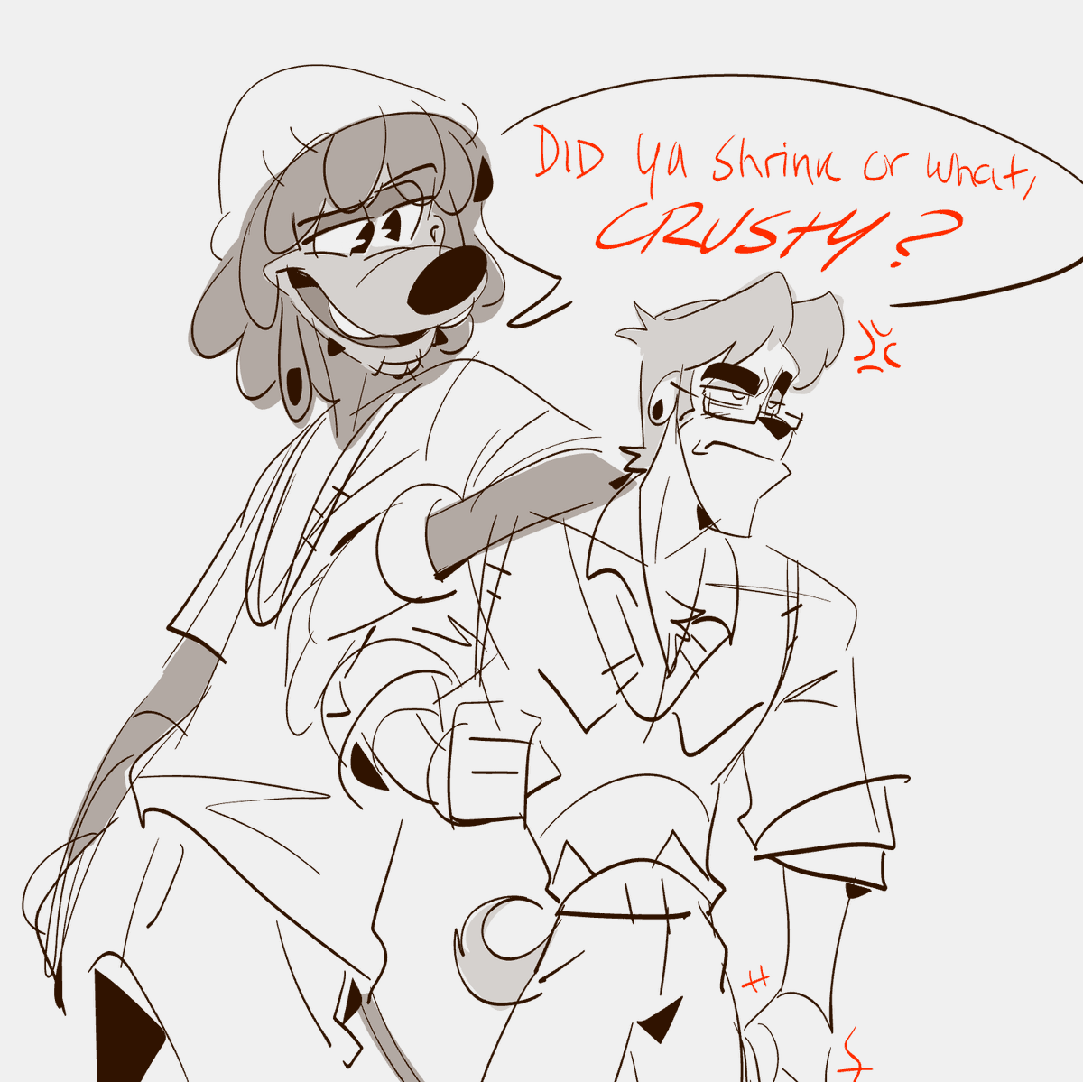 BambyRot's tweet photo. Cinematic parallels 

--

#maxley #aegm #redraw #AnExtremelyGoofyMovie #maxgoof #bradleyuppercrustiii https://t.co/iZsyoz3m5I
