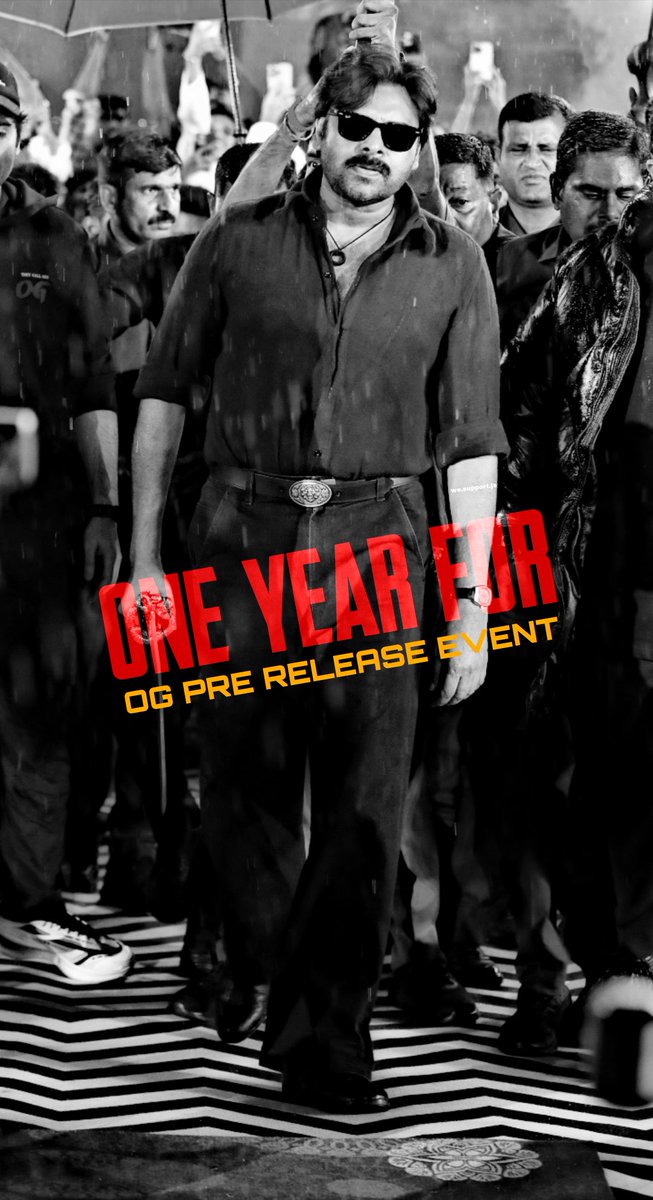 WeSupportJSP's tweet photo. 1 year for OG release event 🥵
#theycallhimog #og #pawankalyan https://t.co/kbJTE9K5wL