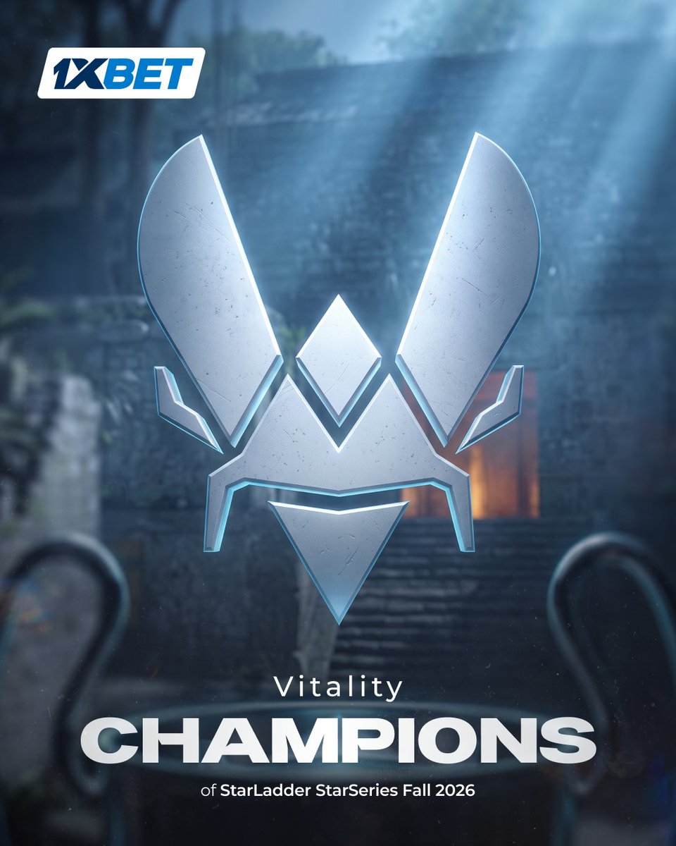 1xBet_Esports's tweet photo. Not this time... 😭

Team Vitality — StarLadder StarSeries Fall 2026 Champions https://t.co/2WdWzoRNaX