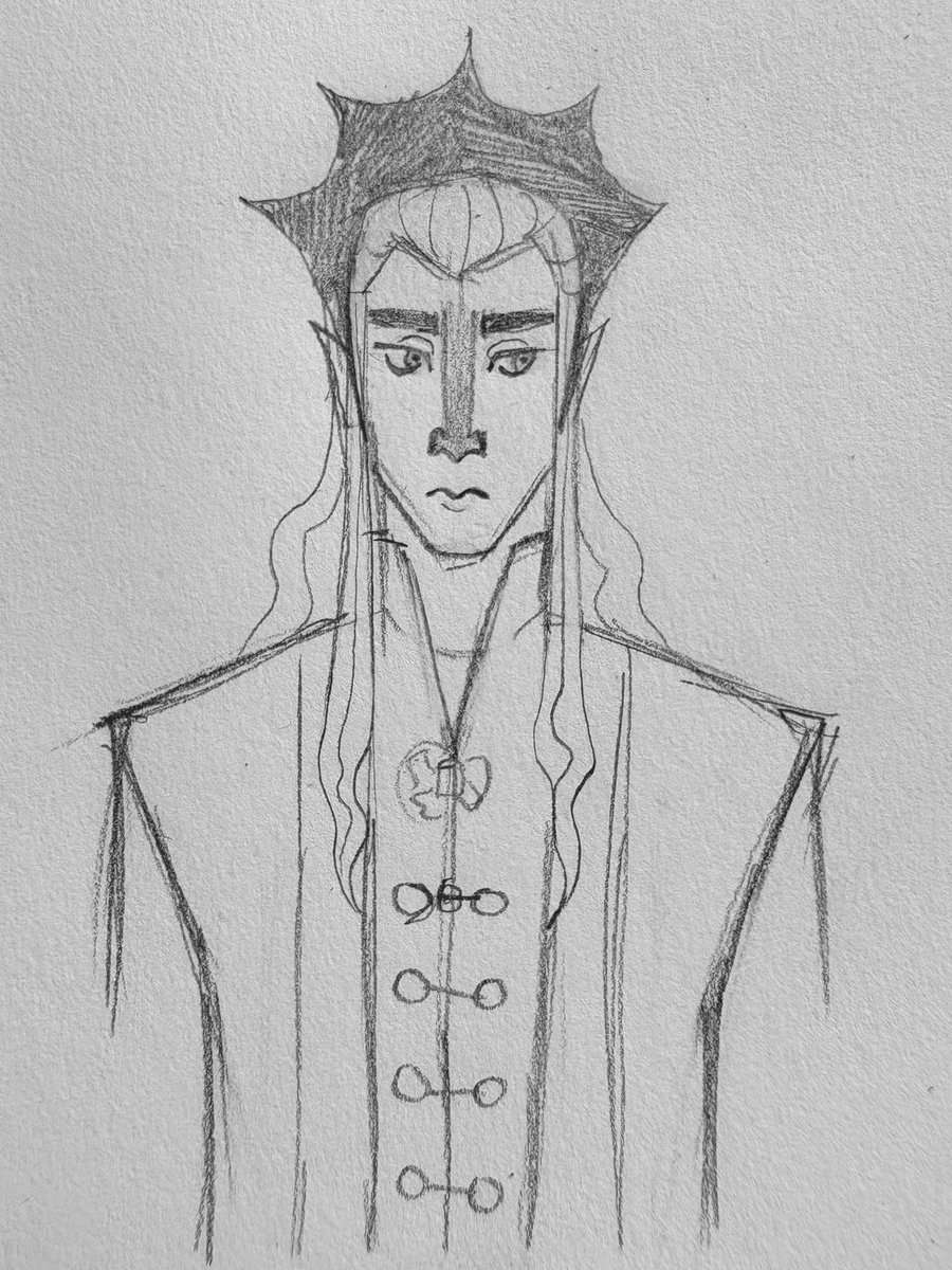 kiwi_trucks's tweet photo. first time drawing thranduil, i love this bitchy king so much 🫶🫶 tysm for the art request!!

#thehobbit #thranduil #thorinoakenshield #tolkien https://t.co/q8dH7EG9pc