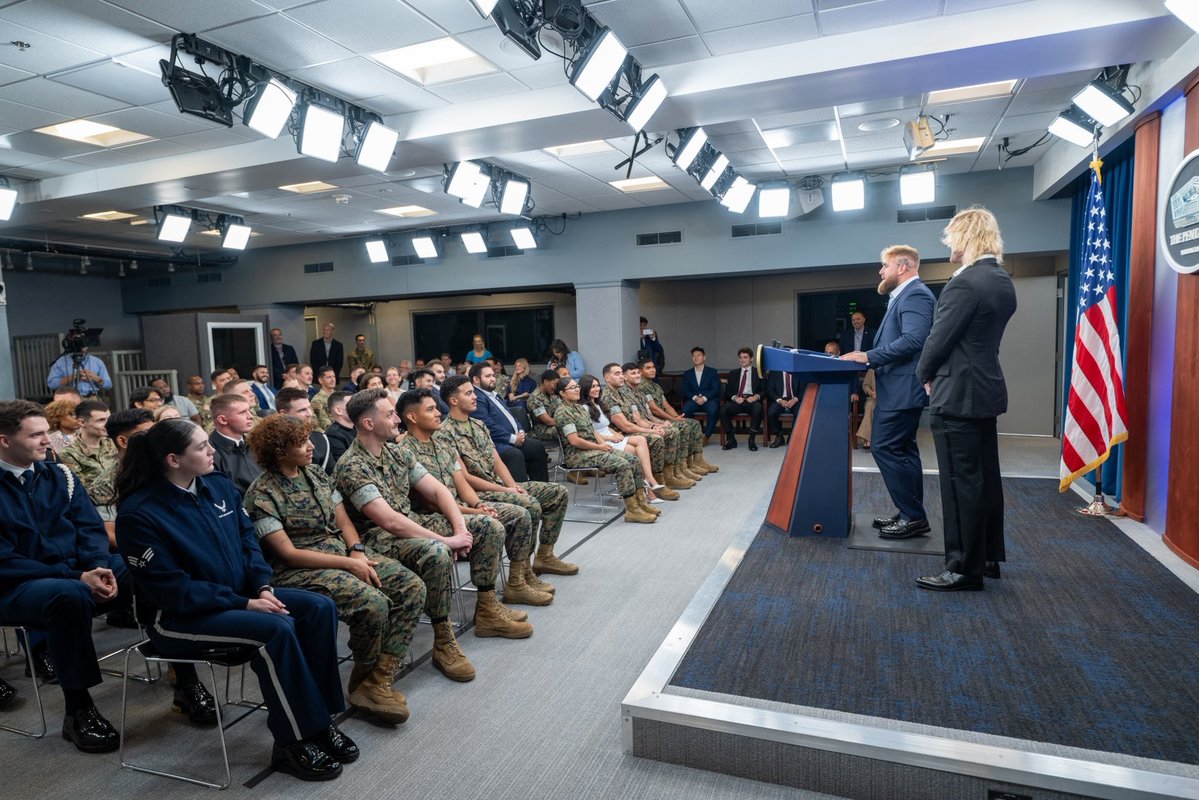 FENTCOM's tweet photo. FENTCOM Update

Our PR team invited two low-IQ corporate plant influencers to the Fentagon for photo ops.

We hope more Gen Z and Gen Alpha Deployim enlist for the military. https://t.co/scNQKJZAWD