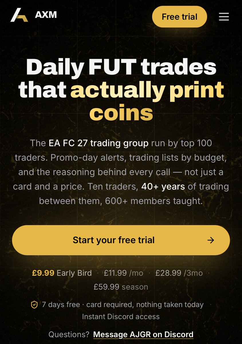 MarcFUTTrader's tweet photo. 🚨Start your free trial today!🚨

For now you can try our discord out for free, see our live trading tips, talk to traders about investments, and much more!

ALL FOR FREE! 

Click this link below!👇
https://t.co/lMB1VPnaFh https://t.co/N4fnwe01nk