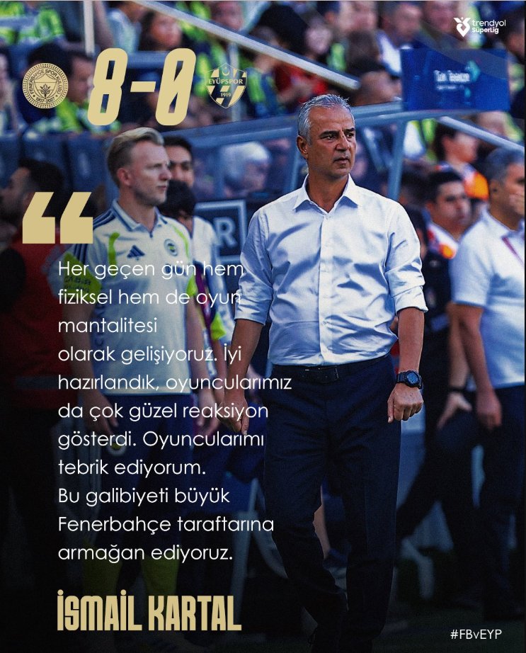 onuryazicioglu's tweet photo. Çorum, Başakşehir ve Göztepe maçlarında hakem şefaatiyle topladığı puanlarla gs 3 puan önünde.

Oyundan atılması gerektiği halde atılmayan Vlahovic'in attığı golle yenildiğin Beşiktaş 2 puan önünde.

Senin daha Gençlerbirliği maçında verilmeyen penaltıLARın var. Beşiktaş maçında verilmeyen penaltın var.

Sen sabahtan akşama kadar Okan Efendi'ye bodyguard'lık yapan İrfan Saraloğlu öv, süper kadro planlaması yaptı dediğin Önder Özen'i öv.

İzledin mi uçan kaçan Beşiktaş'ı? Önder Özen süper kadro planlaması yapmış, haftalardır övülen Salih Özcan çevre kontrolü yapamadığı için kaptırdığı iki toptan iki gol yedirdi. Dünya'nın en acayip teknik direktörü liderlik maçına çıkarken rotasyon yapmış. Savunmanın arkası Önder Özen'in ifadesiyle "yaylalar yaylalar." Maç kurtarsın diye senin hocan Rasica'yı soksa neler dersin, al sana Önder Özen'in muhteşem kadro planlaması. Salah'ı almadık diye caka satıyordu. Sen senelerdir ekrandan sana kin kusan adamları öv. 

Sürekli komşunun tavuğuna kaz de, Fenerbahçe'nin teknik direktörü İsmail Kartal'ı sürekli göm. O da çıksın senin dün "Eyüp'e kisin piin kiybidiriz" diye zırıldadığın maçta 8 atsın 10 kaçırsın!

Yazıklar olsun lan hepinize!

Ben Fenerbahçem için ter döken, emek veren sporcularımıza ve teknik heyetimize güvenmekten, inanmaktan vazgeçmeyeceğim. En kötü günlerinde de yanlarında olacağım. 

Satan satsın, dönen dönsün! 

Sonuna kadar biz, Fenerbahçeliyiz ulan!