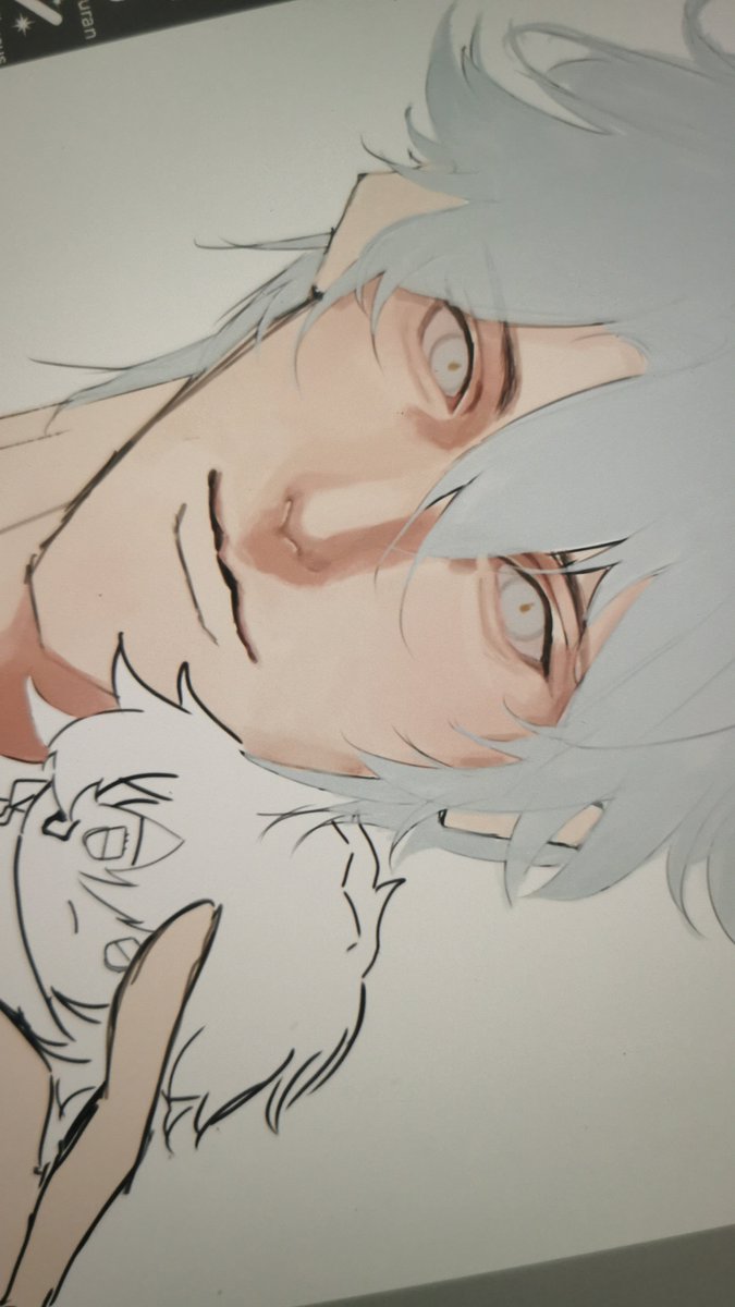parthenonveils's tweet photo. #phaidei Phainon and nui Mydei (still WIP). Rendering this while there are plenty of unfinished Phaidei art in my Ibis storage.... https://t.co/KsC6fySecZ