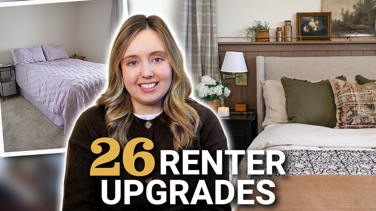 cloverridgeast's tweet photo. For 2026, these 26 renter-friendly upgrades are all about making an apartment feel more like yours. No permanent changes needed. https://t.co/YdsD1TxhhS https://t.co/3htPUtkdRL