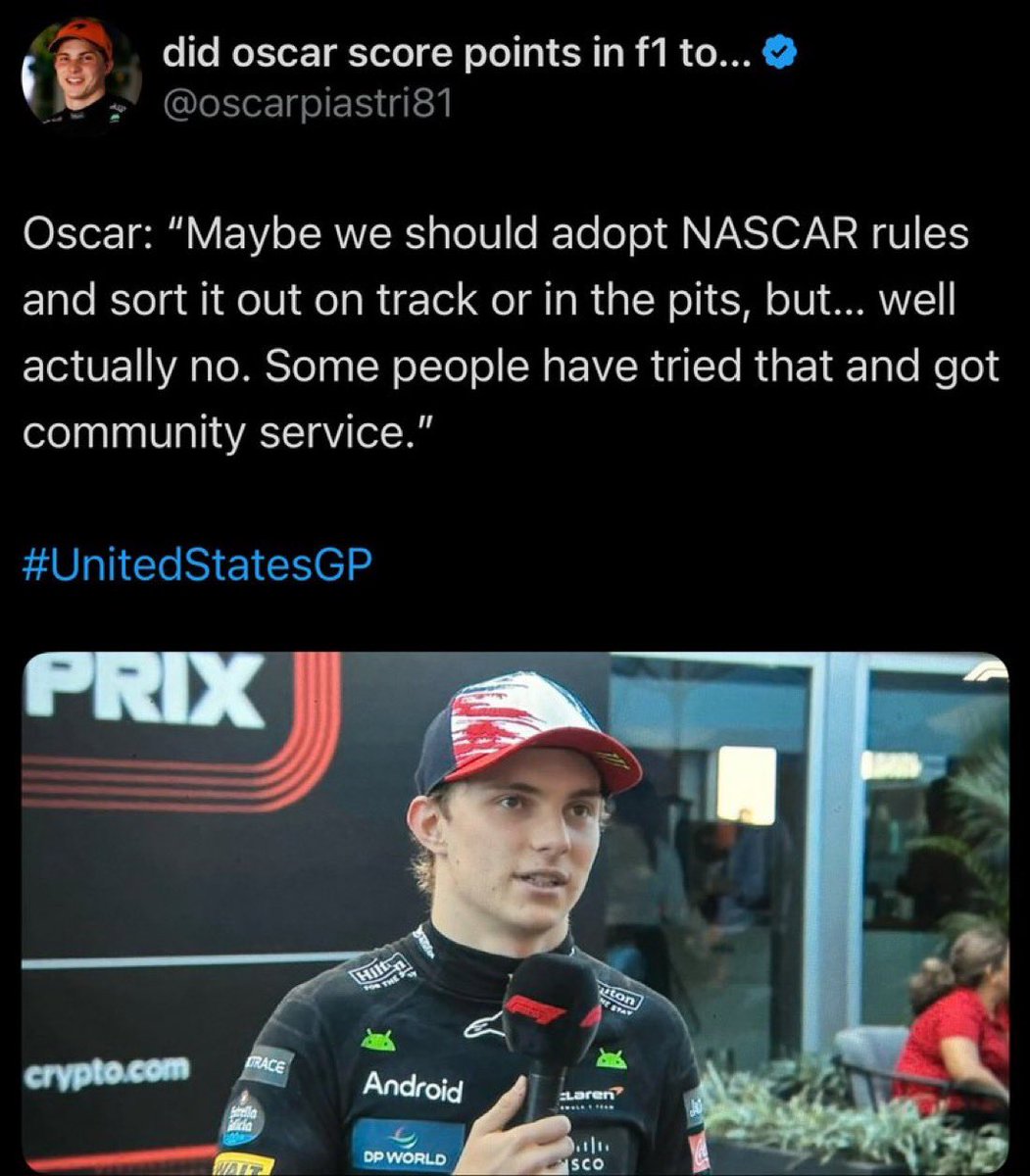 TracksideTote's tweet photo. give him a time and a place and he’ll be there 😭 https://t.co/1I5ucficpk