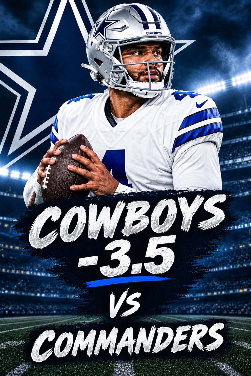 OTGS_Picks's tweet photo. Cowboys -3.5 (-114)betMGM
2.3u

Dak Prescott has historically dominated Washington. Prescott is 9-1 in his last 10 starts against Washington, and Dallas has averaged 35 points per game in those contests. Over that span, Prescott has averaged 271 passing yards with 29 total TDs and only 5 INTs. The Cowboys lost 28-20 to the Giants in Week 1, while Washington lost 24-22 to Philadelphia. Dallas is also playing its home opener at AT&T Stadium, giving the Cowboys a chance to respond immediately in front of their home crowd. 

Washington is missing Frankie Luvu. Luvu, one of Washington’s linebackers, is officially out. Tight End Chig Okonkwo is also out. Those absences matter against a Dallas offense that can attack the middle of the field with its tight ends and passing game.

The Cowboys allowed 28 points to the Giants, but Week 1 also exposed areas they can correct, particularly their ability to contain mobile quarterbacks and generate pressure. Jayden Daniels presents a bigger challenge, but Dallas has had a full week to make adjustments.
#DallasCowboys #RaiseHail #WASvsDAL #NFL #CowboysNation #Washington #Commanders
