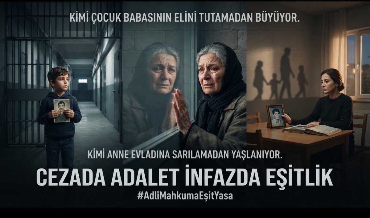 hacjekf's tweet photo. #AdliMahkumaEşitYasa  CEZADA ADALET İNFAZDA EŞİTLİK @RTErdogan  @mehmetucum @abakingurlek  @avabdullahguler https://t.co/DQeI7F88qv