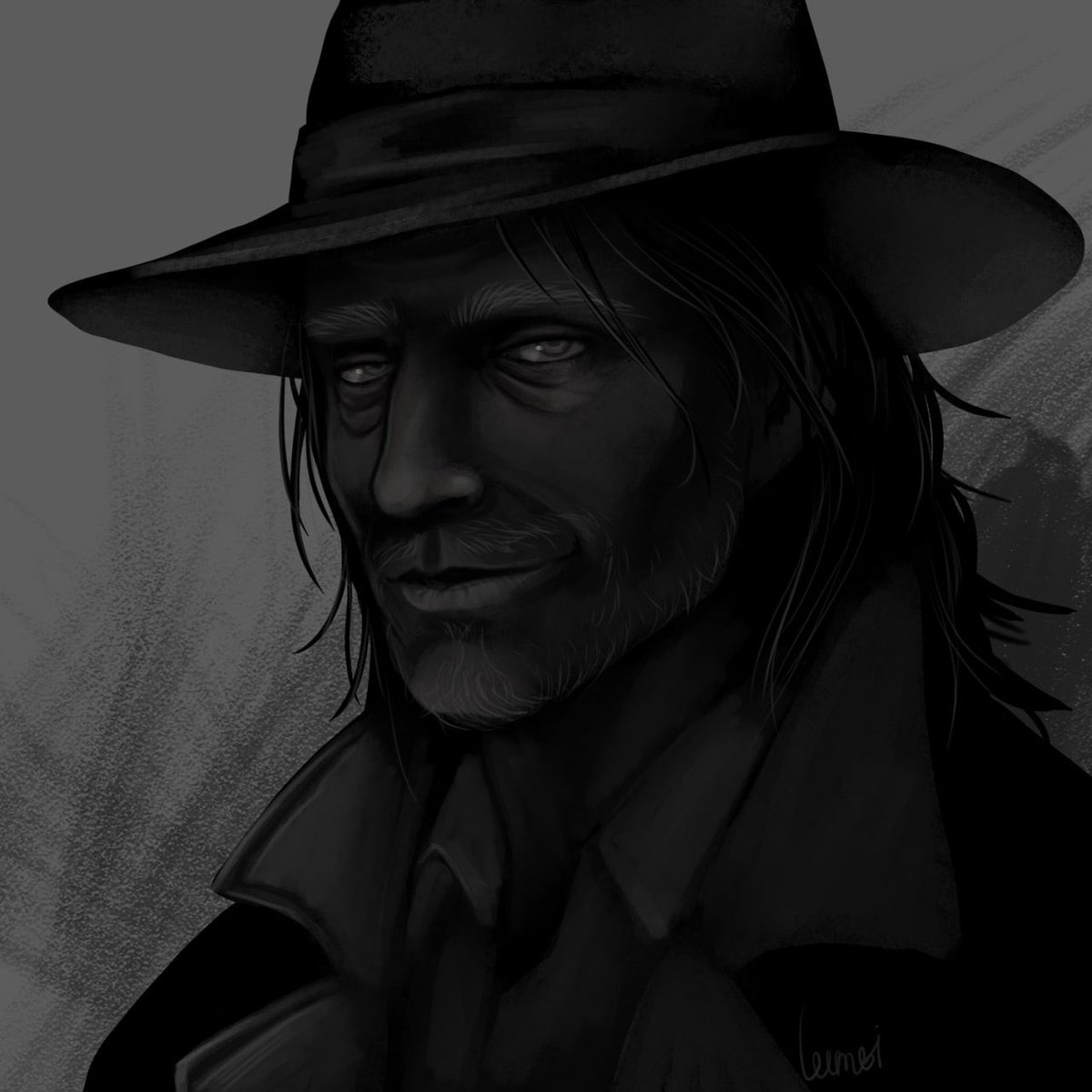LumbiCutie's tweet photo. I wanted to make something like a realistic portrait. It came out lazy

#themanfromtheshadow https://t.co/VLYZoB7rgl