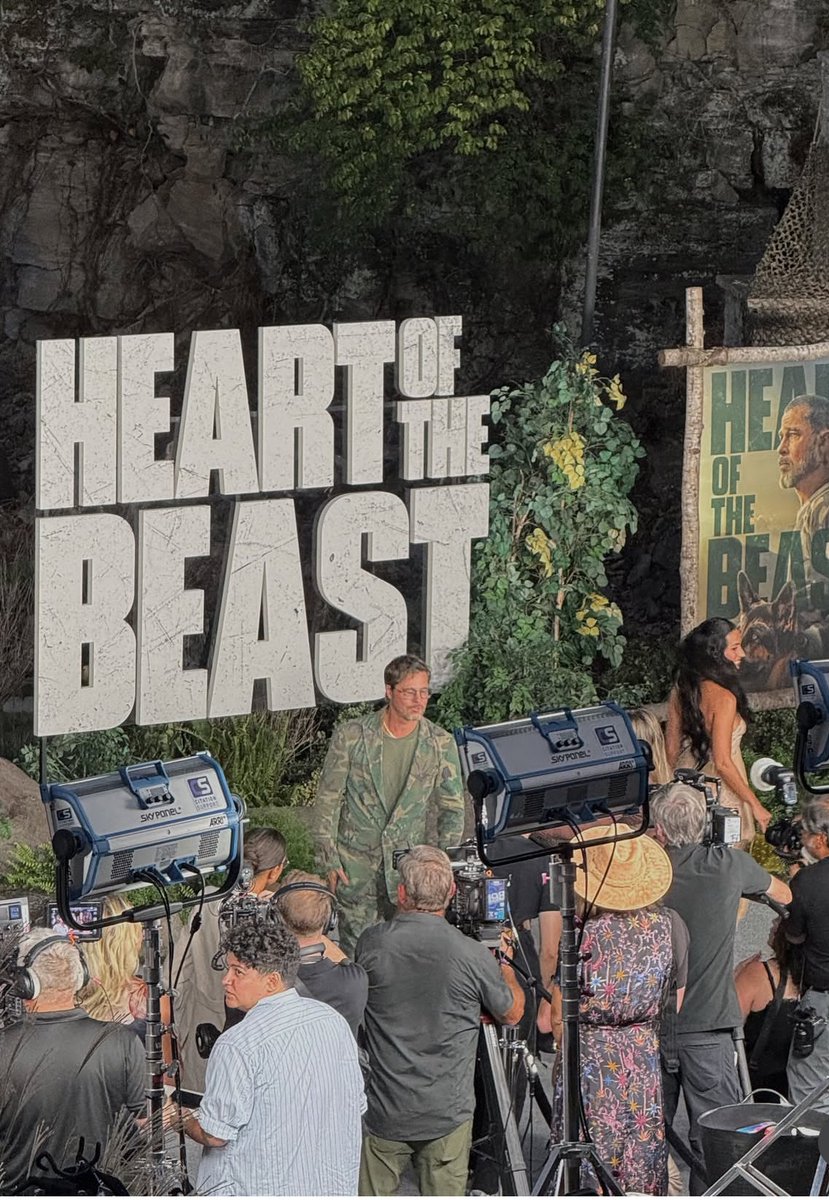 ChelseaBradfrd's tweet photo. Heart of the beast global premiere 🎬
Such a fun night watching the sweetest movie ever. Thank you @ParamountPics for having us! I will cry every time I think about this movie (and not because I got to watch it with brad Pitt) https://t.co/VJizevlEGR