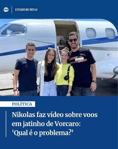 madrodz_'s tweet photo. @GloboNews Foi no mesmo jatinho do Daniel Vorcaro que o Nikolas Ferreira usou pra fazer campanha, seus jornalistas desonestos da @GloboNews ? https://t.co/F5rQhDrzaa
