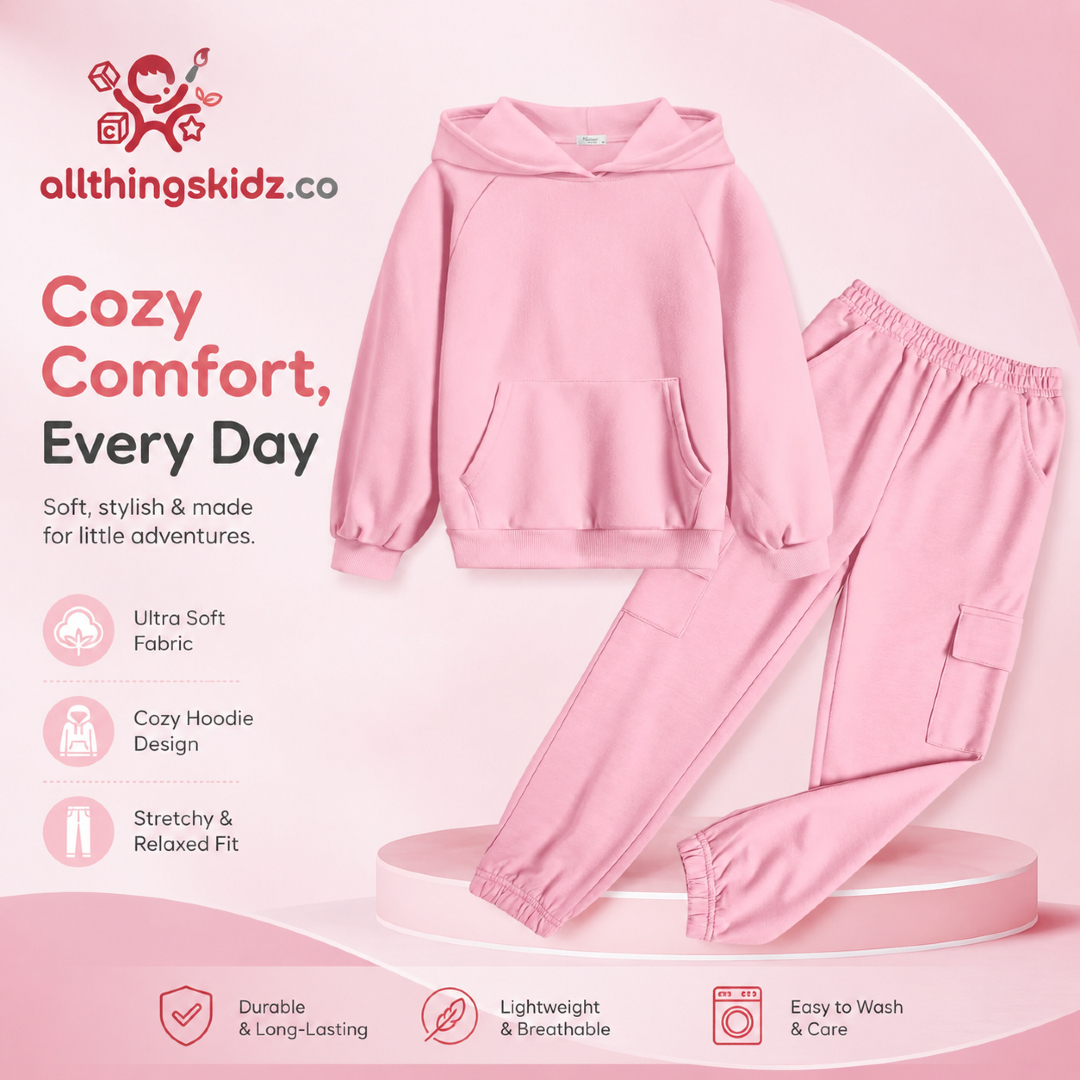 DardoCesar1's tweet photo. Girls’ Cozy Hoodie &amp; Jogger Set

Soft, comfy, and stylish for playtime, travel, everyday adventures, or relaxing at home. Shop now via the link in bio! https://t.co/7D257Z7uLa