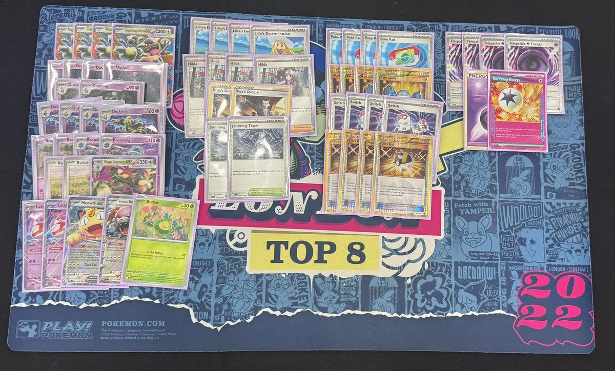OwenDalgard's tweet photo. Top 32 (18th/3122) @ Baltimore Regionals With Bronzong Control! Unfortunately hit 3 teal mask decks to knock me out of cut. S/O to @AltaresPolaris for testing and getting top 16 with the same 60, and @SafariZoneHQ for the support! https://t.co/LVWGt6wxxK