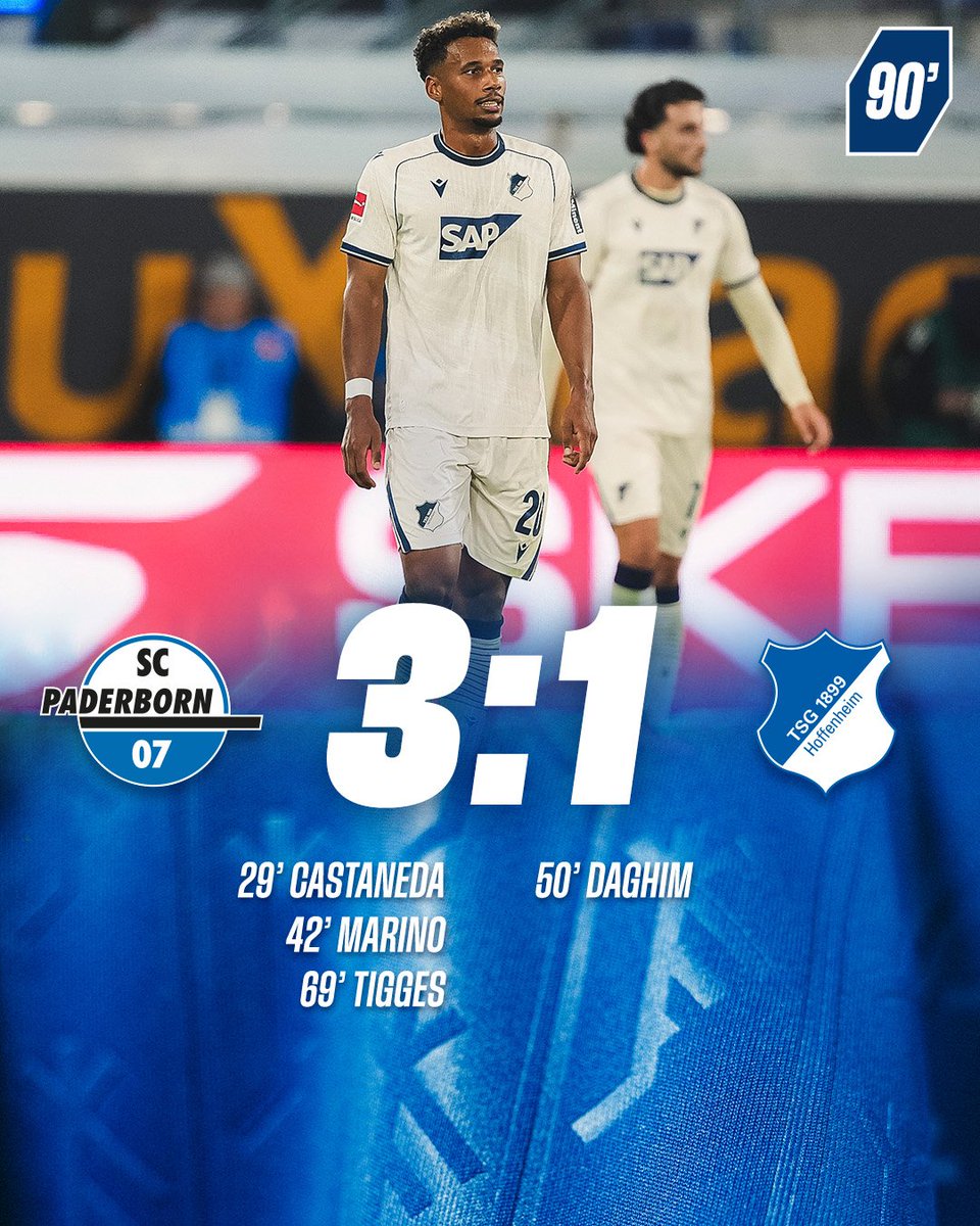 StrefaBundesPL's tweet photo. 🔵⚫| SC Paderborn pokonuje na własnym stadionie TSG Hoffenheim 3️⃣- 1️⃣
🗞@tsghoffenheim #BundesTAK #SCPTSG https://t.co/BPtngSdnWH