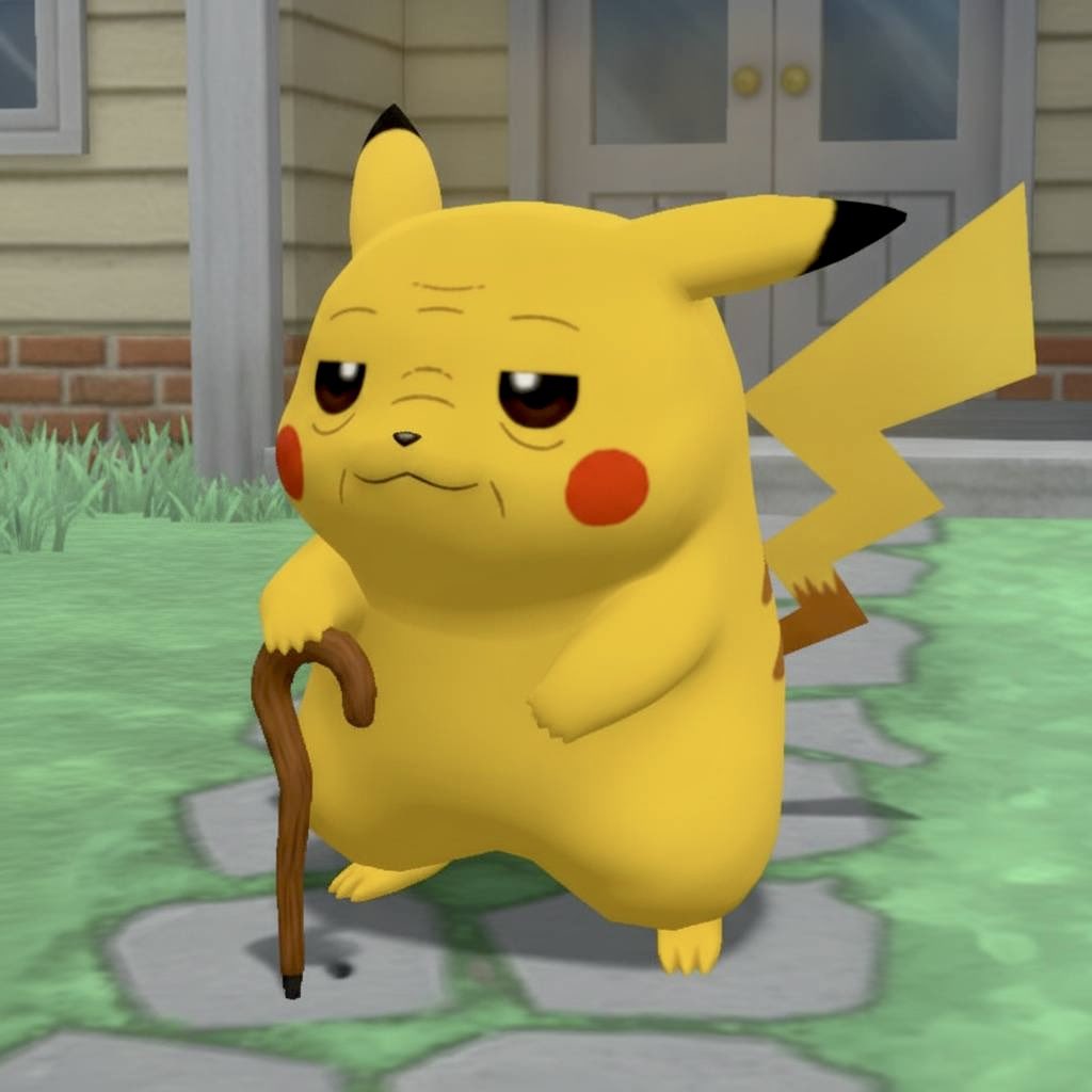 baller8k's tweet photo. @AMAZlNGNATURE Unc Pika after celebrating the 30th anniversary release and returning from the space https://t.co/XYwuazDm2z