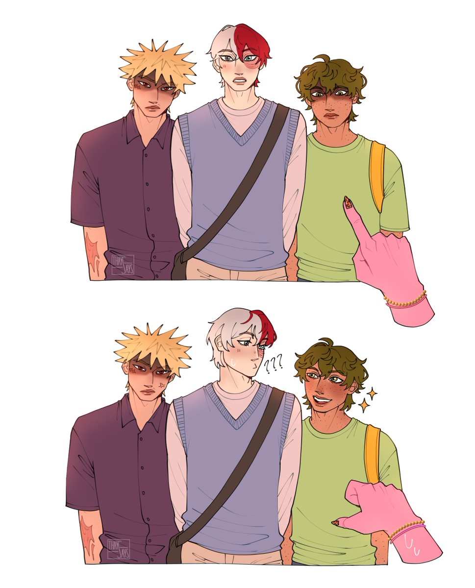 thaysays_'s tweet photo. shouto is a little clueless 😅 

#bkdktd 💥🥦🍰 https://t.co/INfjTZKFus