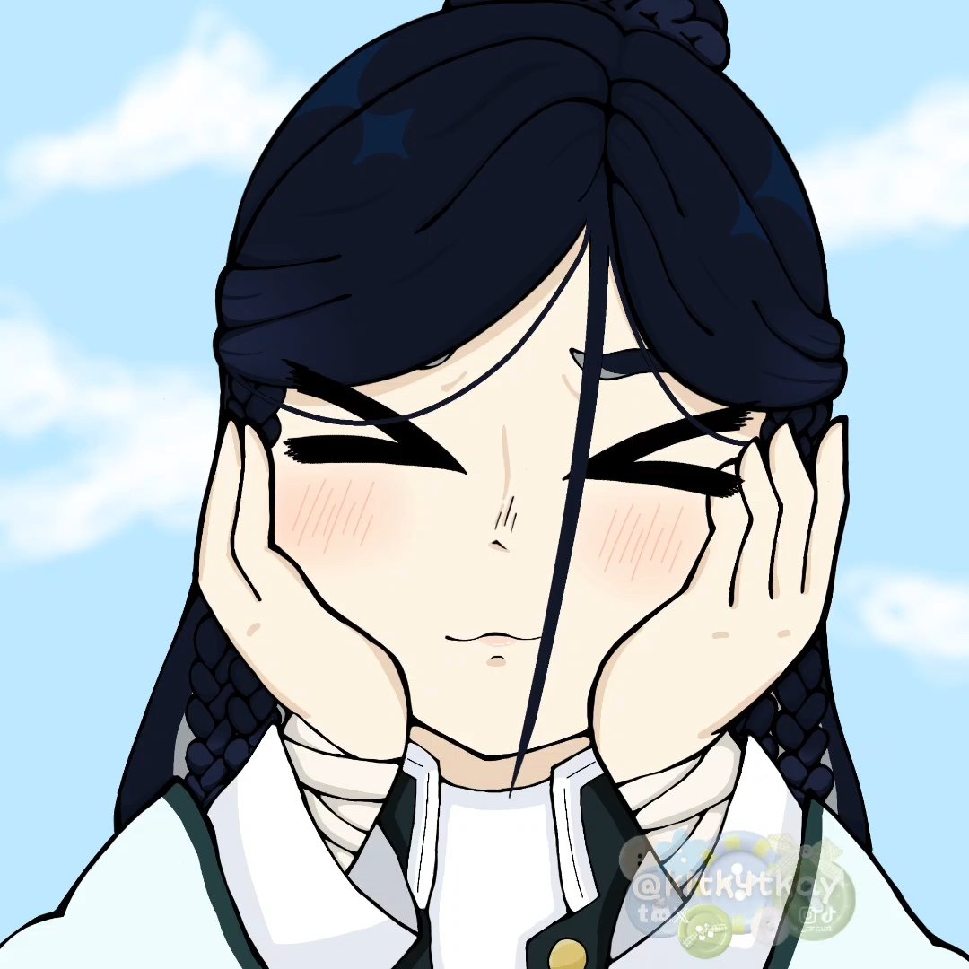 k1tk4tkay's tweet photo. more oc crap. i wanted to make her into a reaction image. she's kinda funny looking but ina cute way.
#kny #knyoc
thanks mitsuri for being such a cutie base. https://t.co/tG5jNajcGz