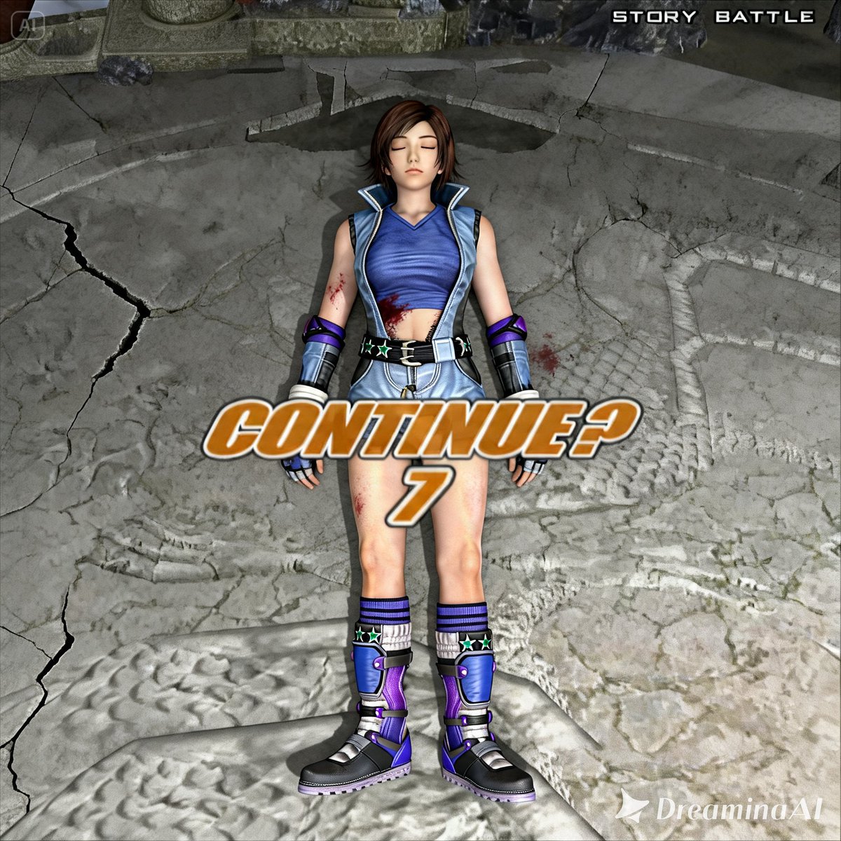 prasetya_j93824's tweet photo. Try to test Some girl is being Ryona リョナ to Classic Pose Game Over like Tekken 3 / Virtua fighter 2 / Soul Blade Camera vertikal the girls on center. Is that still a nice picture o see? #fightinggame #ryonas #playstation #gameover https://t.co/zA4vWA4mPE