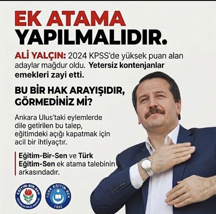 Sosyal_Bilgilr's tweet photo. 2024 KPSS ye 25 Bin Ek Atama müjdesini duymak istiyoruz.
@RTErdogan
@Yusuf__Tekin 
@hasandogan 
@efkanala 
@yenisafakwriter 
@mustafaelitas 
@_cevdetyilmaz
@oktay_saral
@cftcblnt 
@erkanakcay45 
@talatyavuz29
@sdaolgun 
@TalatAtilla
@dbdevletbahceli 
@avabdullahguler 
@MHP_Bilgi
@PrfDrFilizKilic 
@TalipGeylan06 
@EgitimBirSen 

#MebİhtiyacaKPSSEkatama
#ReisMebeEkAtamaSonKpss