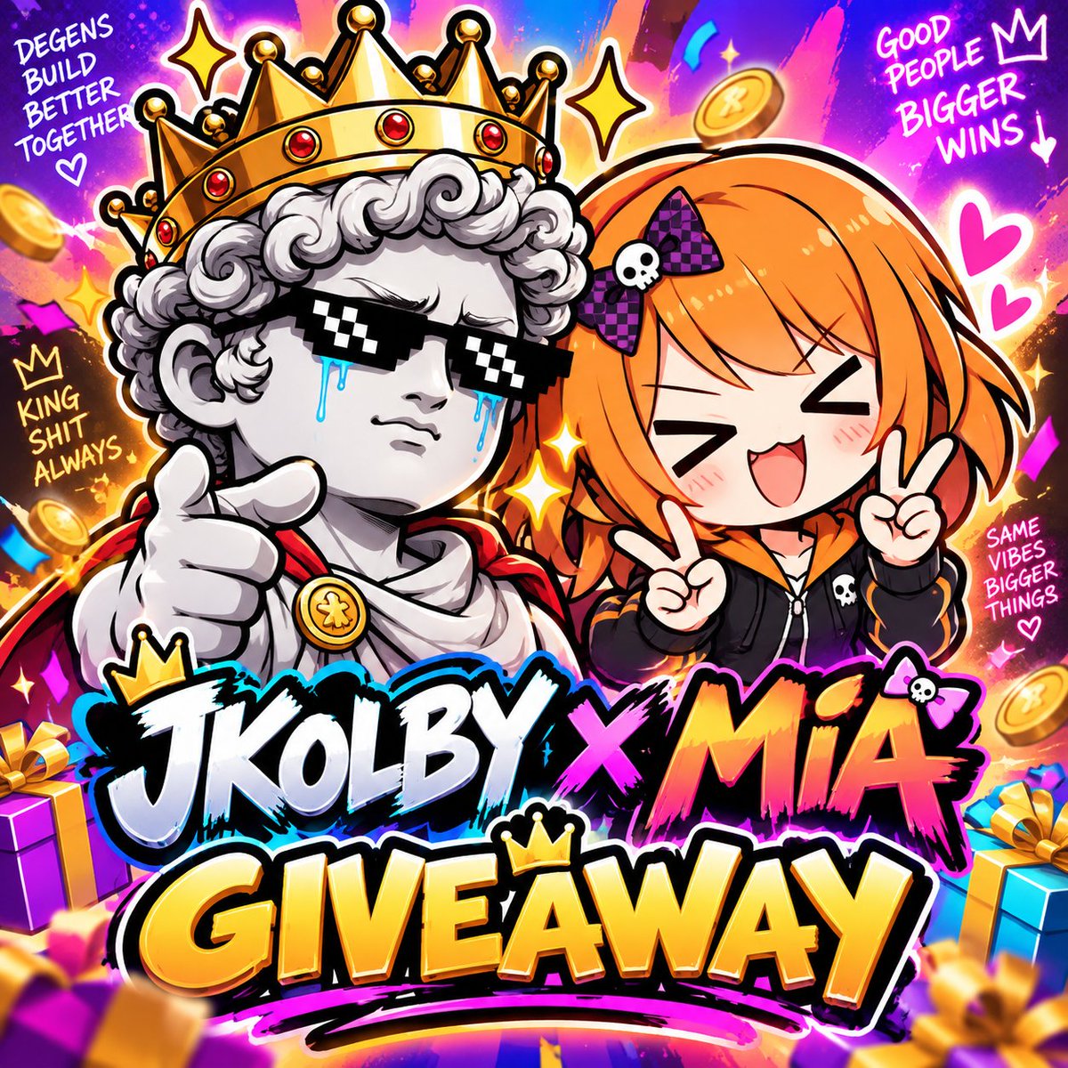 jKolby's tweet photo. 🚨 2 SOL GIVEAWAY 🚨

8 WINNERS will each receive 0.25 SOL! 💸
✅ Follow @jKolby &amp; @fangonkick 
✅ Like + Repost
✅ Tag 2 friends
✅ Drop your Solana wallet below

Winners announced in 48 hours. ⏲️ https://t.co/oHgJVkEv6O