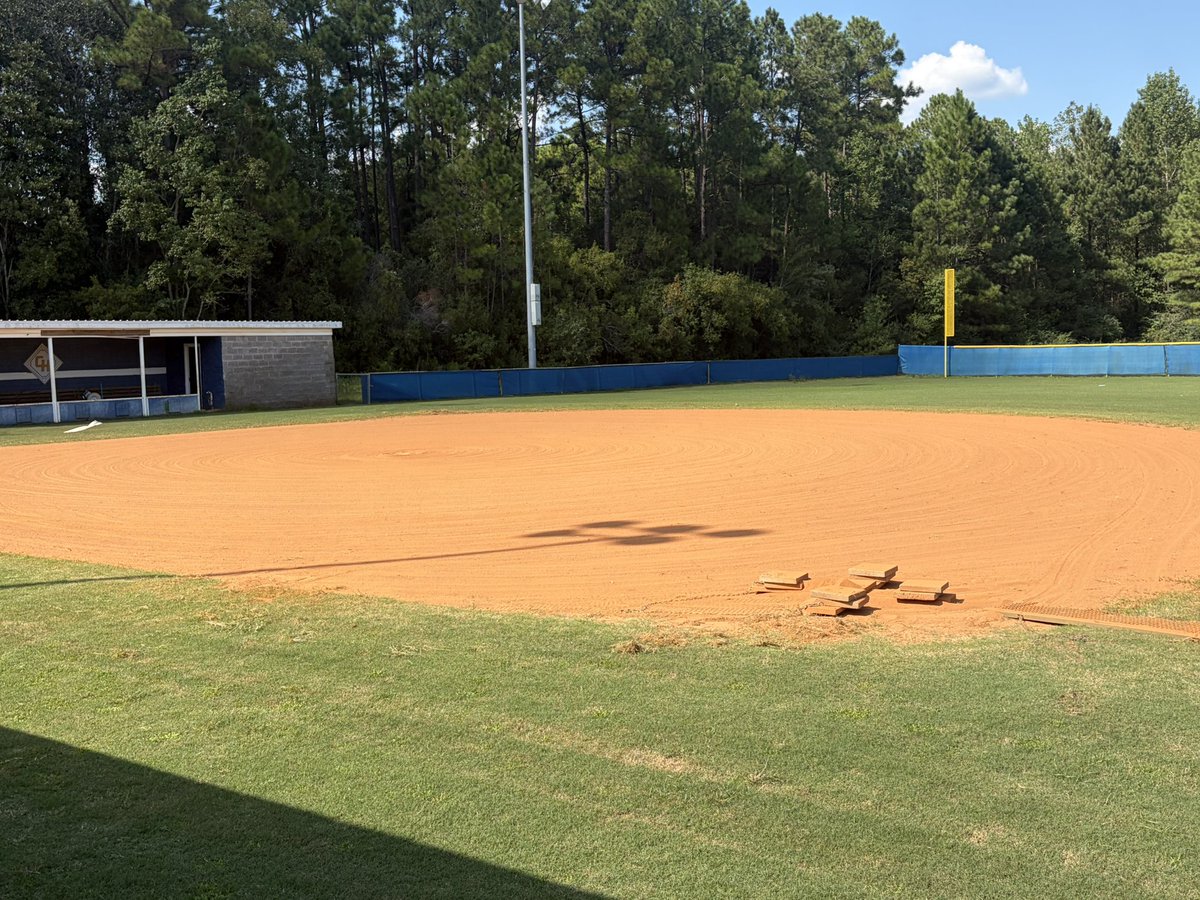 CHCAsball's tweet photo. We are blessed for our groundskeeping crew (aka Barry Roberts) for getting our field back up to par! We appreciate you! https://t.co/AYEzSj5RDb