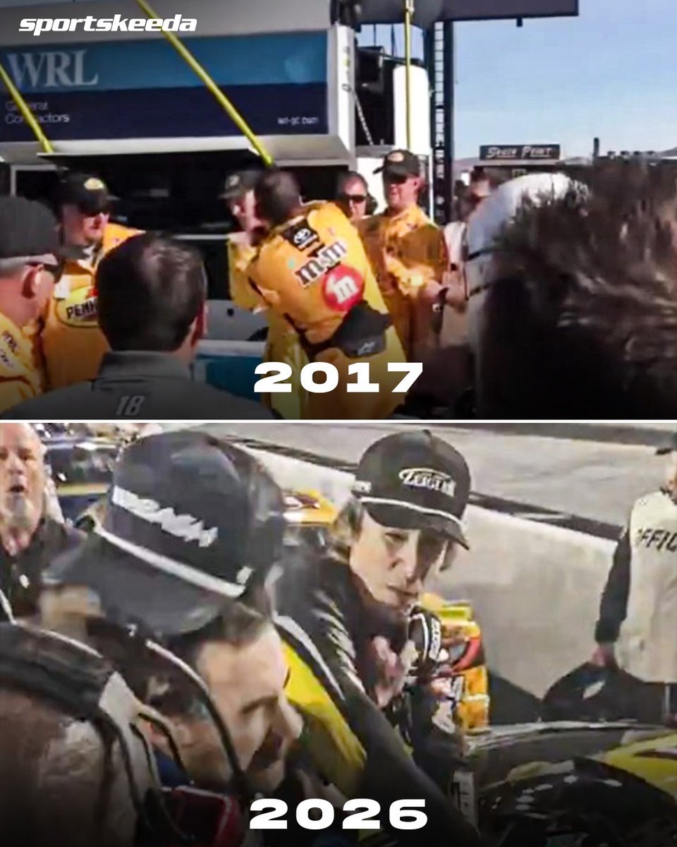 NASCARatSK's tweet photo. Bristol was a COMPLETE HONOR for Kyle Busch 😅

#KyleBusch #NASCAR #RyanBlaney #CarsonHocevar https://t.co/73LGE75R21