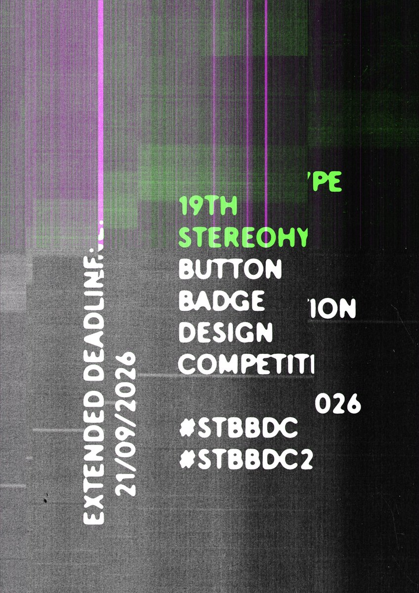 vollauschek's tweet photo. Deadline: Monday night /// There is still time to enter the 19th @stereohype button badge design competition /// Brief, Artwork Guideline PDF, PSD templates etc https://t.co/mOATFYyfPK Happy badge designing and good luck! 8) https://t.co/4aHAwL5ylq