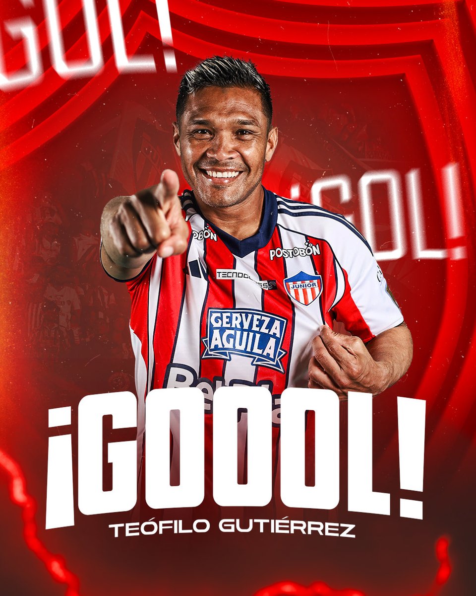 JuniorClubSA's tweet photo. 26’⌚▶️ |0-2| ¡GOOOOOOOOOOOOOOOOOOOOOOOOOOOOOOOOLLLLLLLLLLLLLLLLL DON TEÓFILO GUTIÉRREZZZZZZZZZ DESDE EL PUNTO BLANCO DEL PENALTI! 

Fortaleza 🆚 @JuniorClubSA  

#LigaBetPlayDimayor https://t.co/h6O6CiTDxD