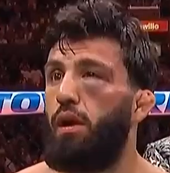 mohithegoat's tweet photo. The ONLY punch from Ruffy the whole fight btw

We really do not wanna see what Justin Gaethje is gonna do to this man https://t.co/EaFv9QWg53