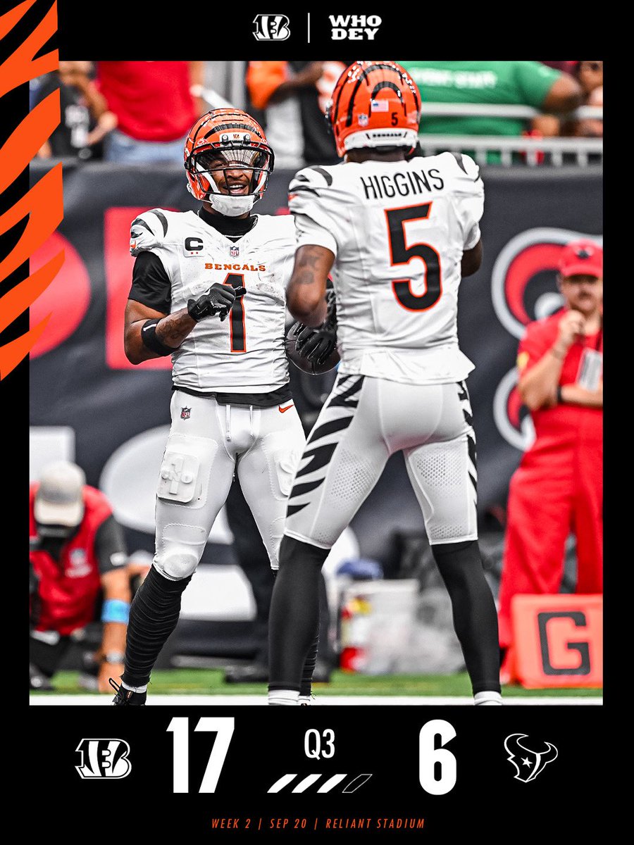 Bengals's tweet photo. On to the fourth. https://t.co/Co7ZoB4YU0