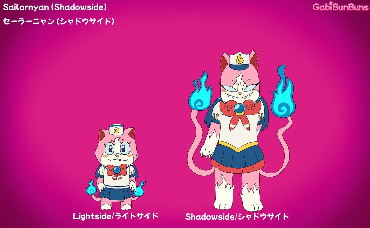 GabiBunBuns's tweet photo. Shadowside Sailornyan
#YokaiWatch #妖怪ウォッチ https://t.co/DN8xOOcMfU