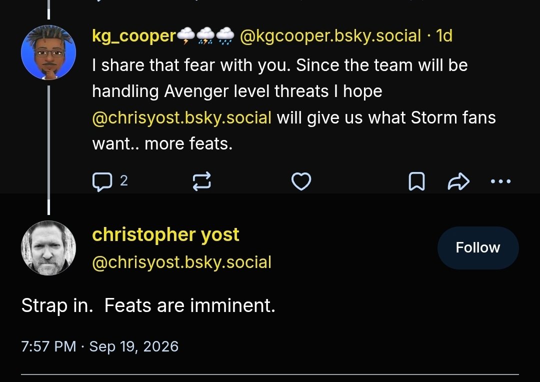 butterflykyss's tweet photo. A Storm is brewing.
⚡️⛈️🌞⚡️⛈️🌞🔥⚡️🌞🌪❄️🌧🌩
#OroroSpoilers, #MaximumXmen https://t.co/aXroa55lCB