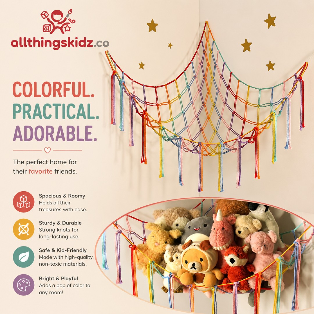 RICARDOPEREZAR1's tweet photo. Keep your child’s favorite plush toys organized, accessible, and beautifully displayed with this colorful toy hammock. DM “shop” to learn more. https://t.co/UDBzey3YTH