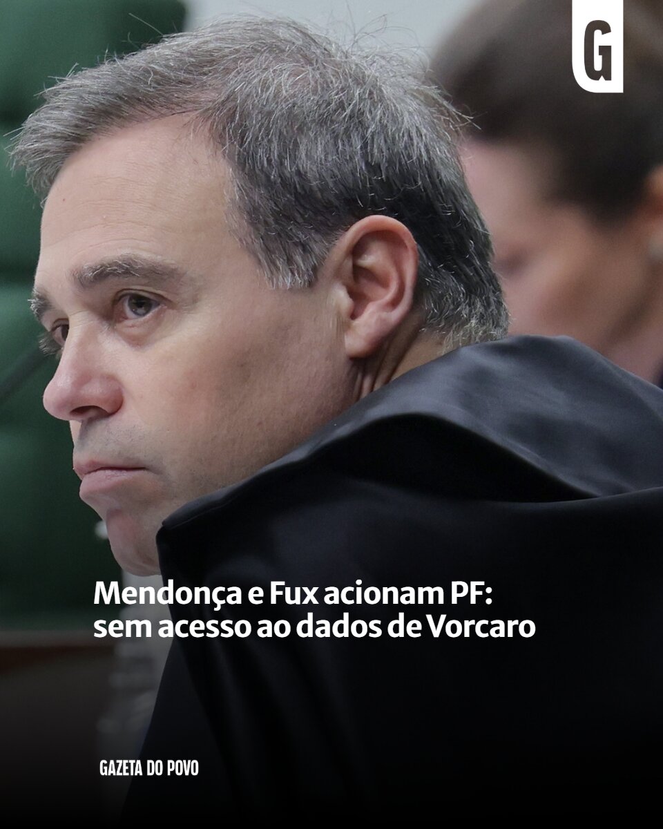 gazetadopovo's tweet photo. André Mendonça e Luiz Fux aciona a PF após falha técnica no acesso a dados do celular de Daniel Vorcaro.

https://t.co/LMruQXTw8m https://t.co/9YCoUgLlqz