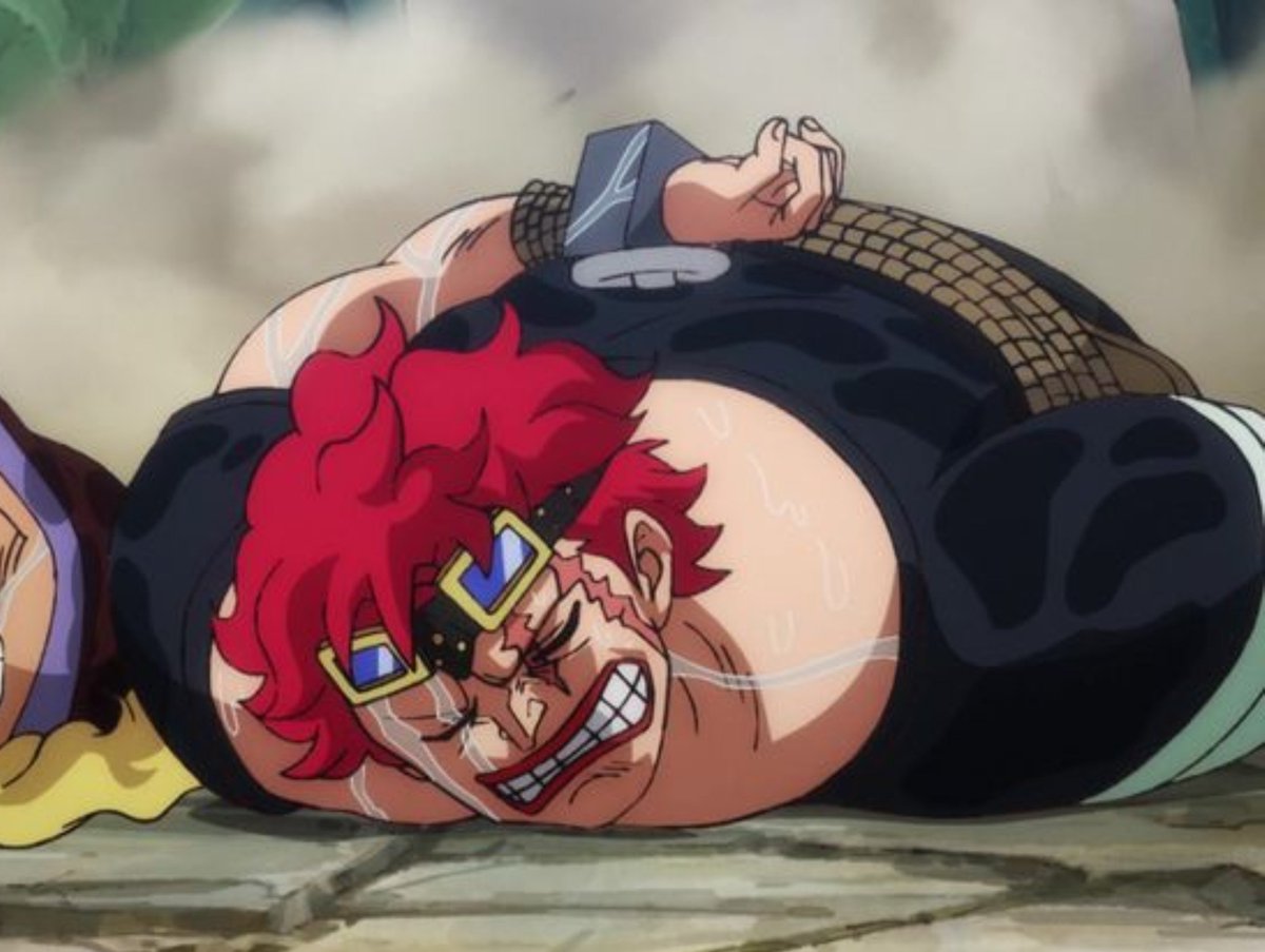 eustassluvr's tweet photo. Yo did wano have anyone else bricked up constantly ✌️😭 https://t.co/z3njsoDIKI