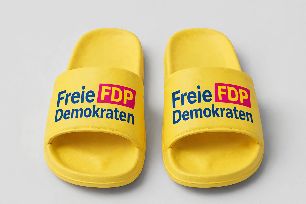 geyermartin's tweet photo. @fdp @KubickiWo Jetzt exklusiv im Online-Shop der FDP: die „FDP-Wahl-Schlappen“! https://t.co/qW5FI0ORVJ