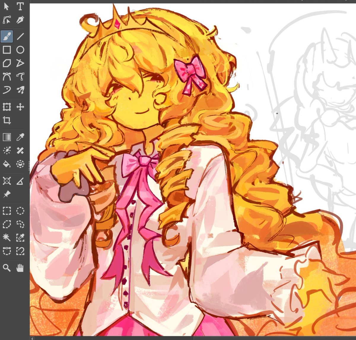 Kamwaao's tweet photo. #princezamfanart before going tosleep https://t.co/ZB0YYQUM9K